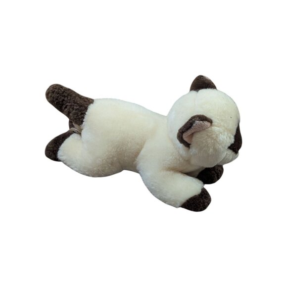 Miyoni by Aurora Siamese Cat Plush Kitten Stuffed Animal toy  Blue eyes - Picture 2 of 8